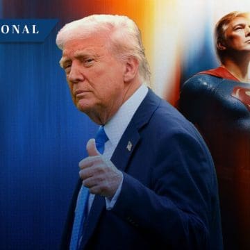 ¿Superman Trump? La Casa Blanca publicó la imagen como “símbolo de esperanza”