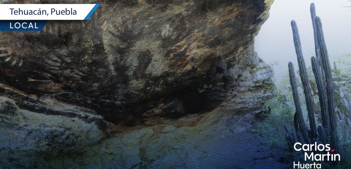 Encuentran posibles pinturas rupestres de 10 mil años de antigüedad en Coapan, Tehuacán