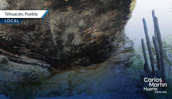 Encuentran posibles pinturas rupestres de 10 mil años de antigüedad en Coapan, Tehuacán
