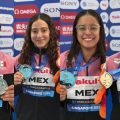 Plata para México, equipo mixto de clavados brilla en Singapur 2025