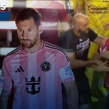 ¡Insólito! Guardaespaldas de Messi empuja a jugador del Atlas tras partido de la Leagues Cup 2025