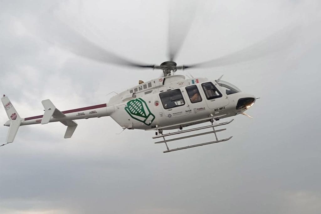 Habitante de Tepeojuma trasladado por vía aérea tras accidente de autobús Oro en Guerrero