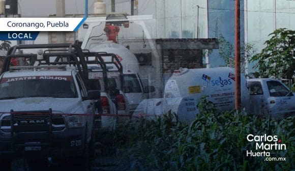 Detienen a huachigaseros y aseguran pipas en Coronango