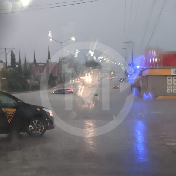 Fuertes lluvias azotan Puebla y zona metropolitana