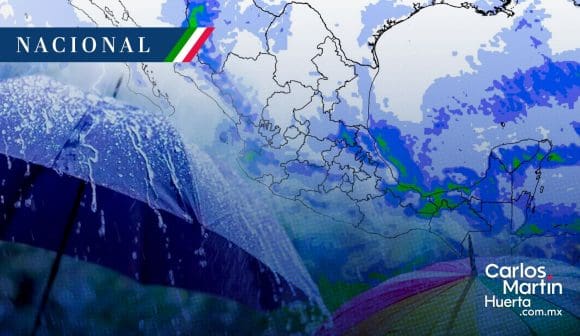 Monzón mexicano y varios sistemas atmosféricos provocarán intensas lluvias