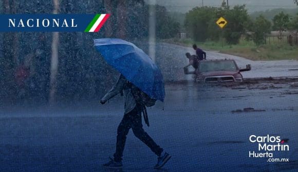 Alerta por lluvias en gran parte de México