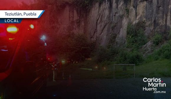 Localizan cuerpo al fondo de un barranco en Teziutlán; se habría caído accidentalmente