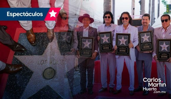 Los Bukis reciben estrella en el Paseo de la Fama; la dedican a migrantes