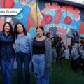 Lupita Cuautle entrega sistema de captación pluvial a primaria en San Andrés Cholula