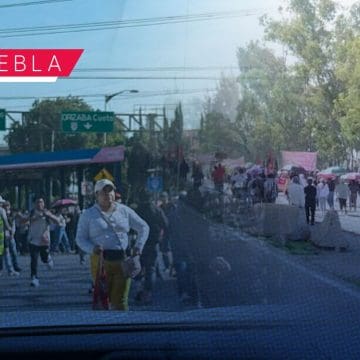 Manifestación en Puebla: UPVA 28 de Octubre provoca caos vial este miércoles