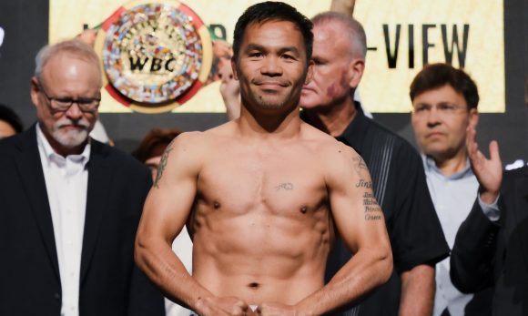 Manny Pacquiao empata con Mario Barrios; imponiendo ritmo