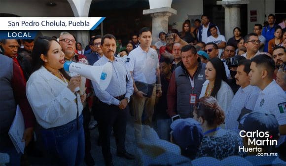 Mercado Cosme del Razo y Gobierno de San Pedro Cholula establecen diálogo para garantizar seguridad