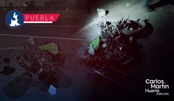 Mueren dos motociclistas en la autopista México-Puebla