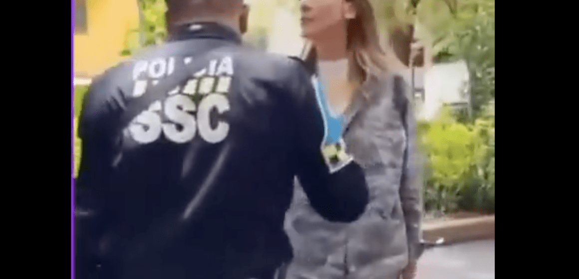 Mujer argentina en CDMX lanza insultos racistas a policía en video viral