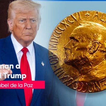 Proponen a Donald Trump para el Premio Nobel de la Paz 