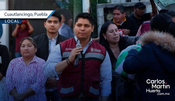 Cuautlancingo entrega apoyos a afectados por desbordamiento del Río Zapatero