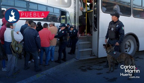 Operativo Transporte Seguro en Puebla: Más de 6,500 unidades revisadas para garantizar la seguridad