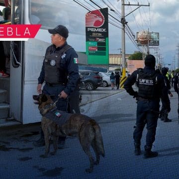 Refuerza SSC vigilancia en transporte público en Puebla