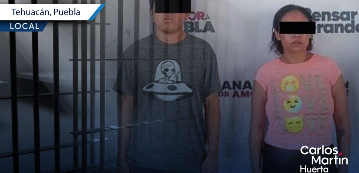 Pareja detenida en Tehuacán con 40 dosis de cristal en colonia La Pedrera
