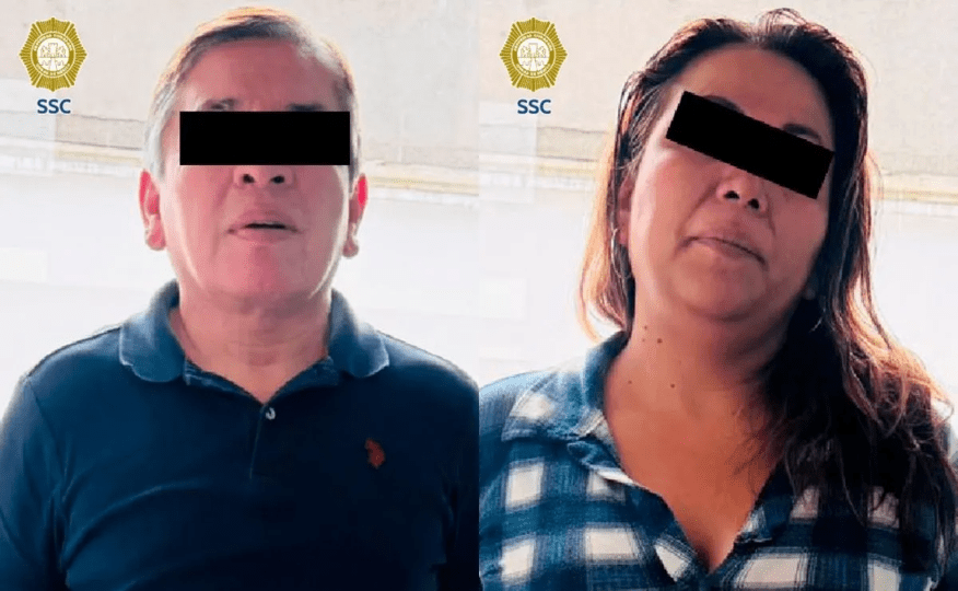 Pareja es detenida por robo a usuarios del AICM y zonas residenciales