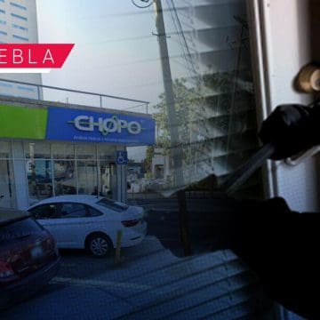 Pareja intenta robar sucursal de Laboratorios Chopo en Avenida Juárez