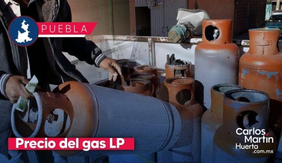 Precios del gas LP en Puebla se mantienen congelados del 7 al 13 de septiembre