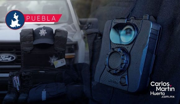 Puebla compra 2,200 cámaras corporales para supervisar a policías municipales
