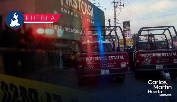 Robo a First Cash de Camino a Tlatepango desata persecución y balacera; hay detenidos