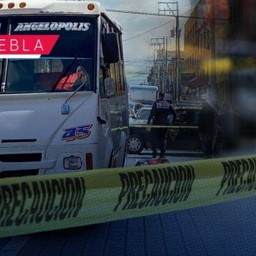 Ruta azteca atropella a abuelito en el Centro Histórico de Puebla