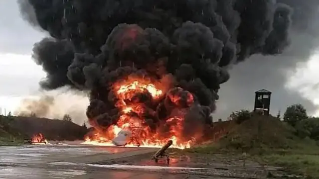 Ucrania bombardea fabrica de armas rusa hay 3 muertos y varios heridos 2
