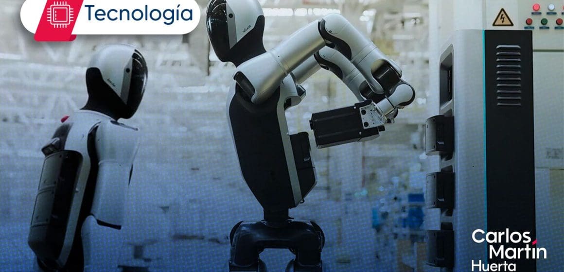 ¡Sorprendente! China crea el primer robot que cambia sus propias baterías