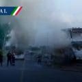 Indignación en Salamanca: Comando armado incendia transporte público de Guanajuato