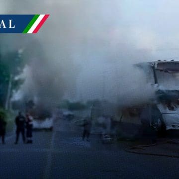 Indignación en Salamanca: Comando armado incendia transporte público de Guanajuato