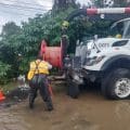 Agua de Puebla intensifica mantenimiento del drenaje para prevenir inundaciones en temporada de lluvias