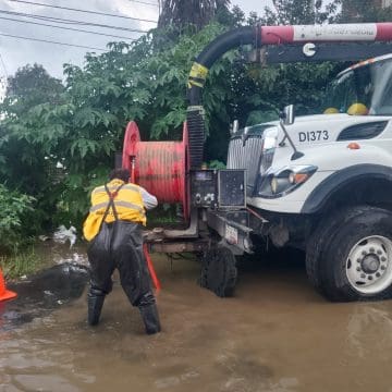 Agua de Puebla intensifica mantenimiento del drenaje para prevenir inundaciones en temporada de lluvias