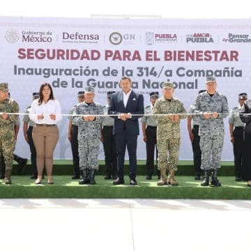 Seguridad con compromiso: inauguran 314ª Compañía de Guardia Nacional en Puebla