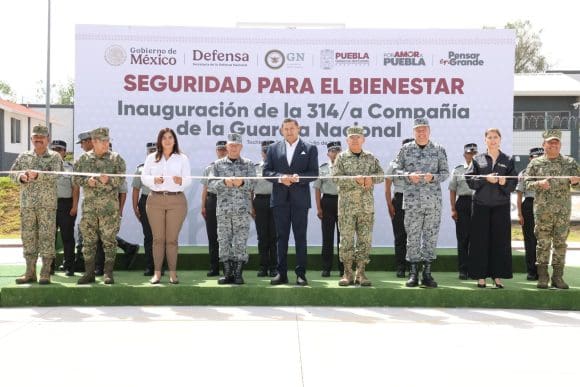 guardia nacional Seguridad con compromiso: inauguran 314ª Compañía de Guardia Nacional en Puebla