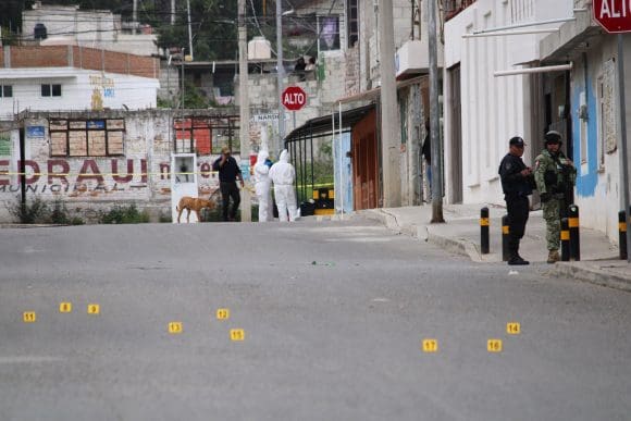 Ejecutan a balazos a hombre en El Encinar, Puebla; dejan más de 10 casquillos