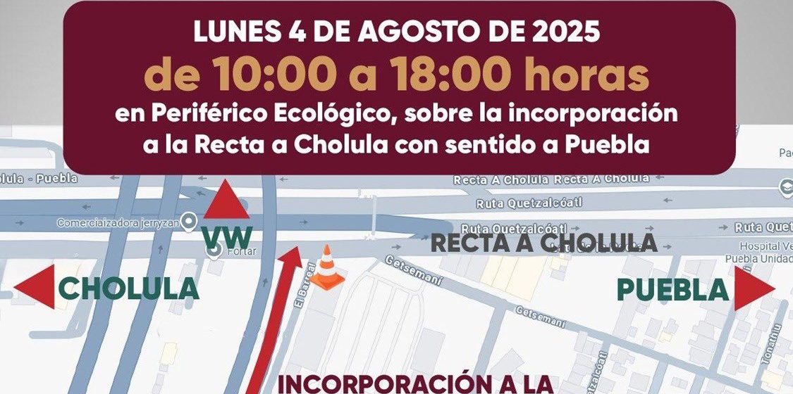 Cierre parcial en Periférico este lunes: conoce horarios y rutas alternas