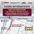 Cierre parcial en Periférico este lunes: conoce horarios y rutas alternas