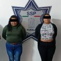 Detienen a dos mujeres por robo de celulares en el sistema RUTA de Puebla
