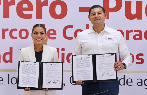 Puebla y Guerrero firman convenio para fortalecer la seguridad en límites territoriales