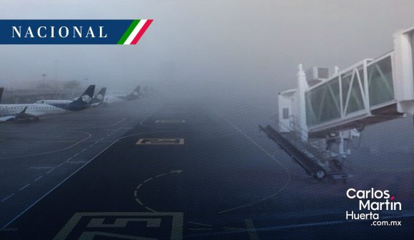 AICM mantiene cierre de una pista a consecuencia de lluvia atípica