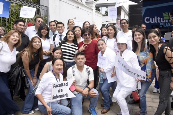 Rectora da la bienvenida a estudiantes de nuevo ingreso del Área de la Salud