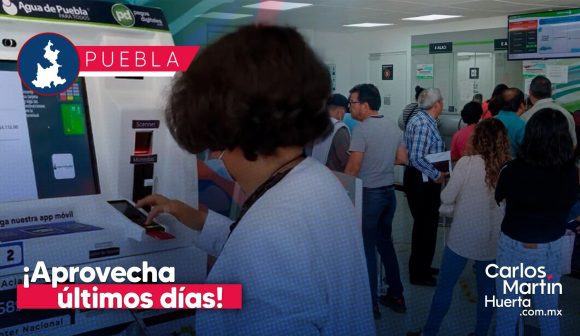 Últimos días para regularización de adeudos de agua; hasta 50% de ahorro