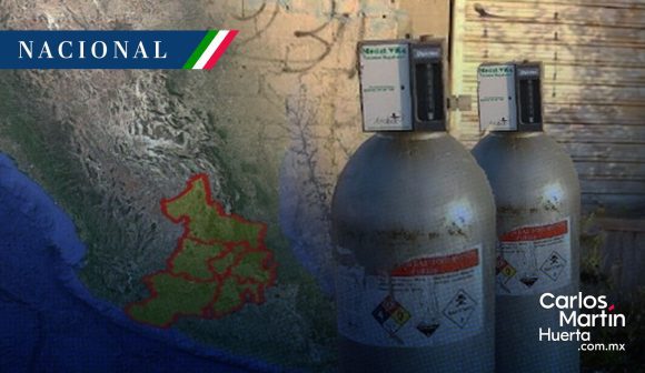 Alerta en seis estados por robo de cilindros de gas cloro en Querétaro