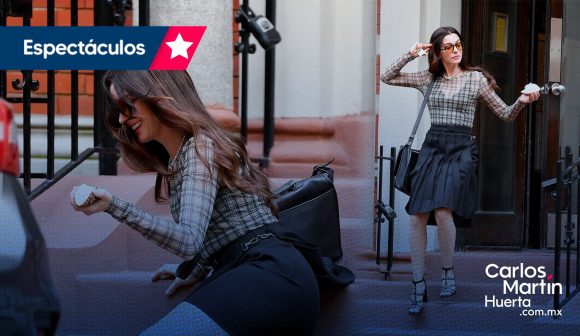 Anne Hathaway sufre caída durante el rodaje de ‘El diablo viste a la moda 2’
