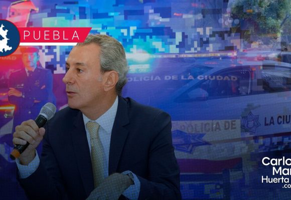 Anuncia Pepe Chedraui incremento salarial y apoyos escolares para policías de Puebla