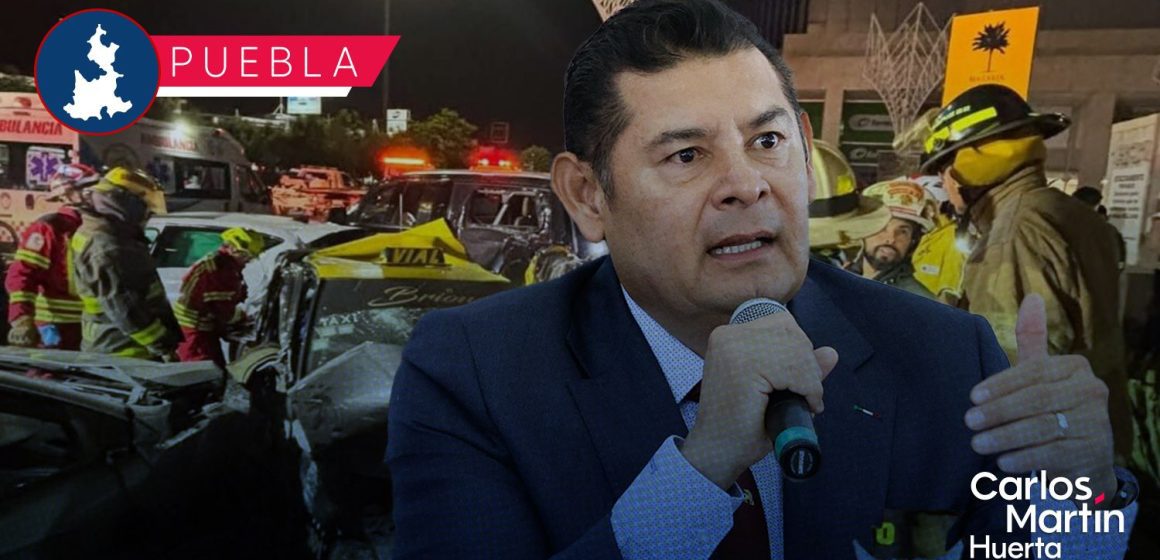 Armenta rechaza influyentismo en liberación de joven causante de accidente en Vía Atlixcáyotl