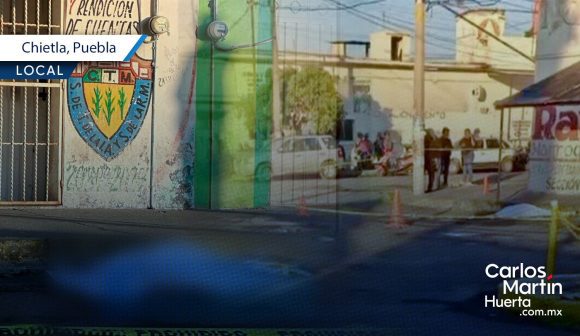 Asesinan a balazos a un hombre en el Centro de Atencingo